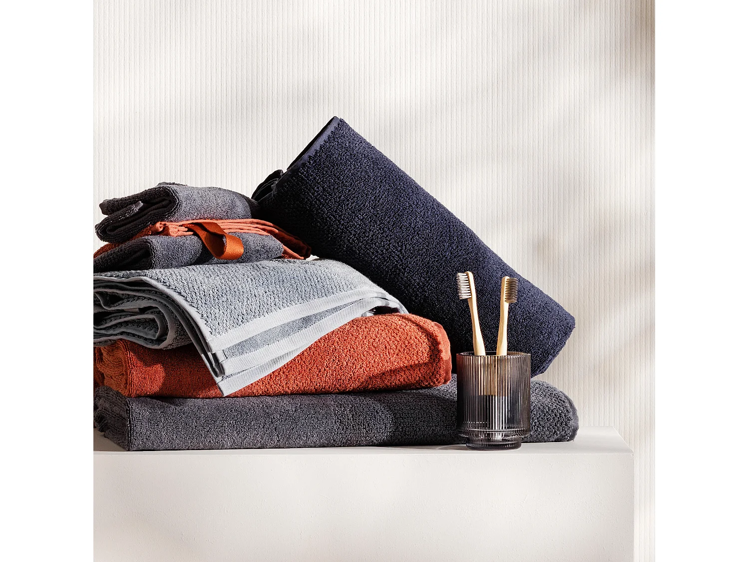 Badetuch Strippo Hellblau 100x140