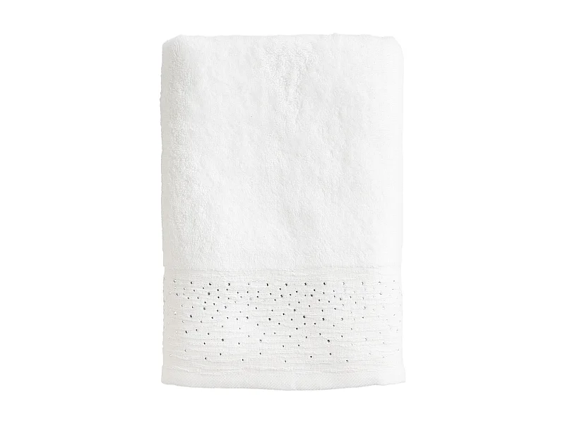Badetuch Cristales mittelweiß 70 x 130
