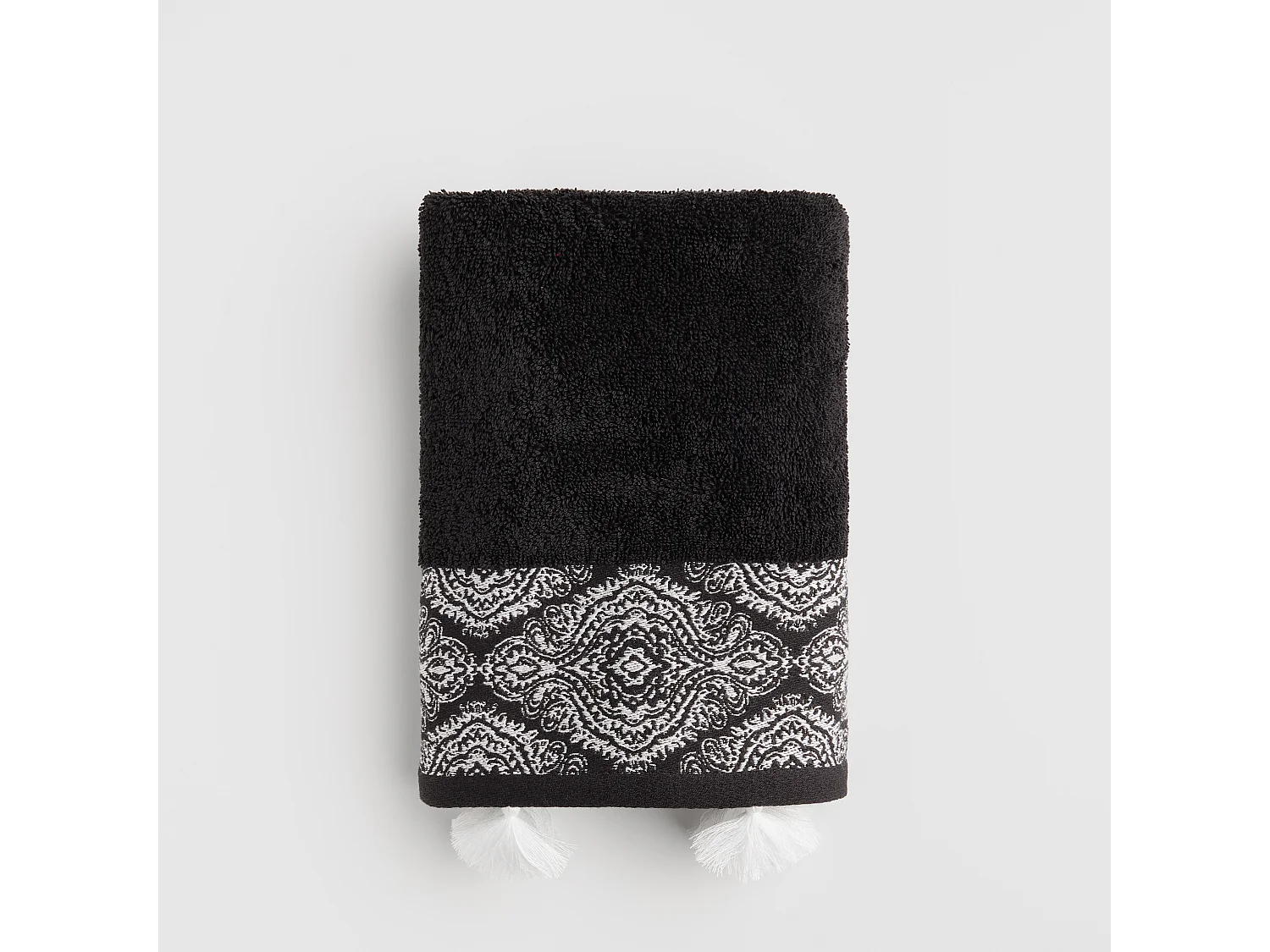 Badetuch Beska Mittelschwarz 50x90