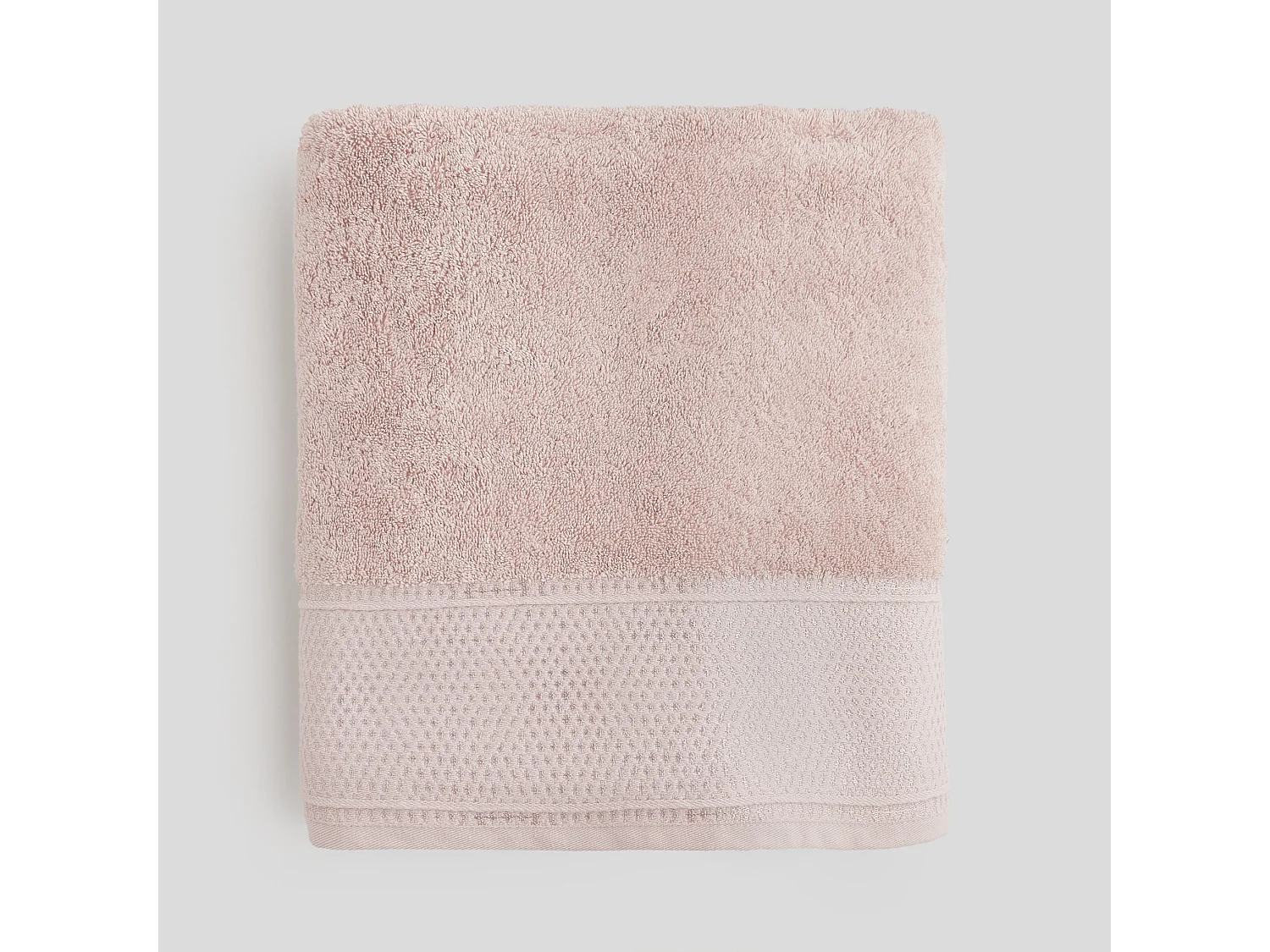 Handtuch aus ägyptischer Baumwolle Destello blassrosa 100x140