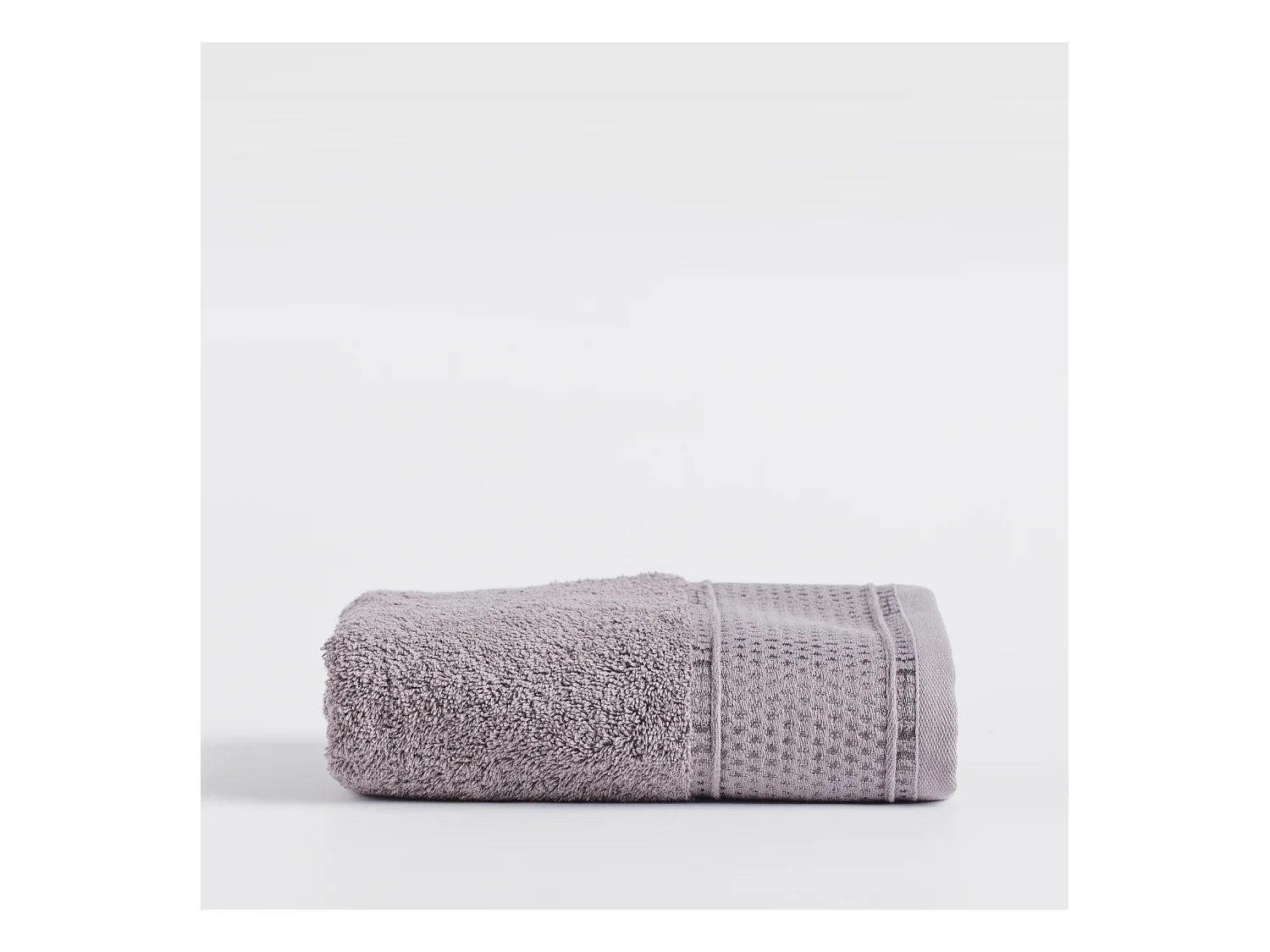 Serviette en coton égyptien Destello brun foncé 50 x 90