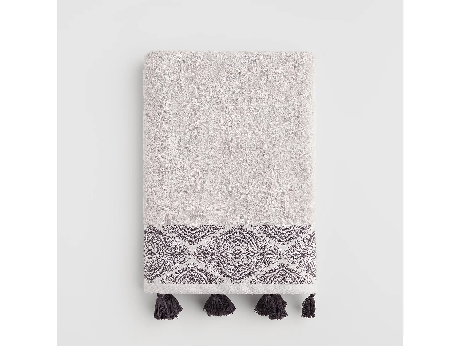 Serviette De Bain Beska Gris Clair 70 x 130