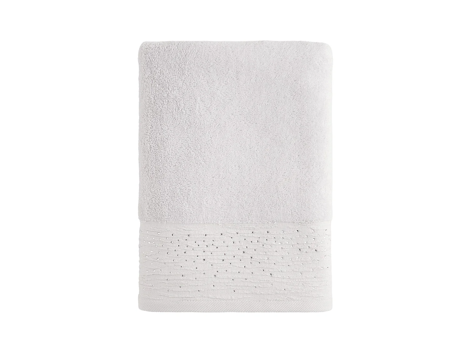 Serviette De Bain Cristales Gris Clair 70x130