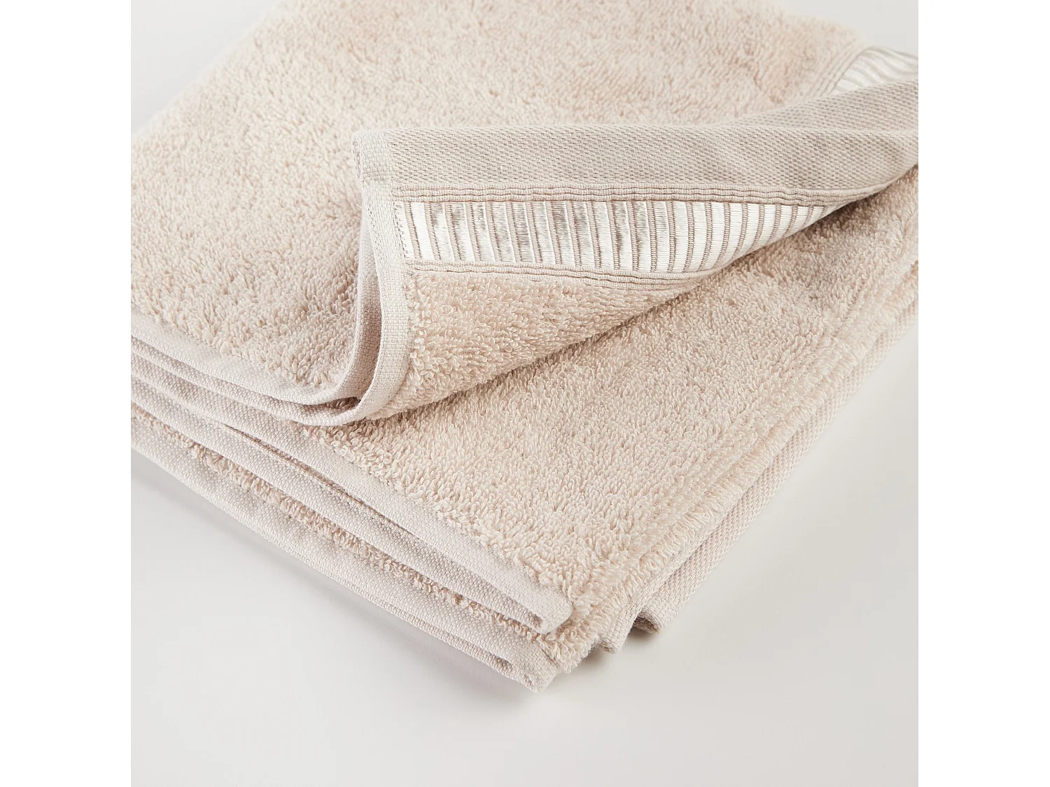 Badetuch Alicanty Hellbeige 50x90