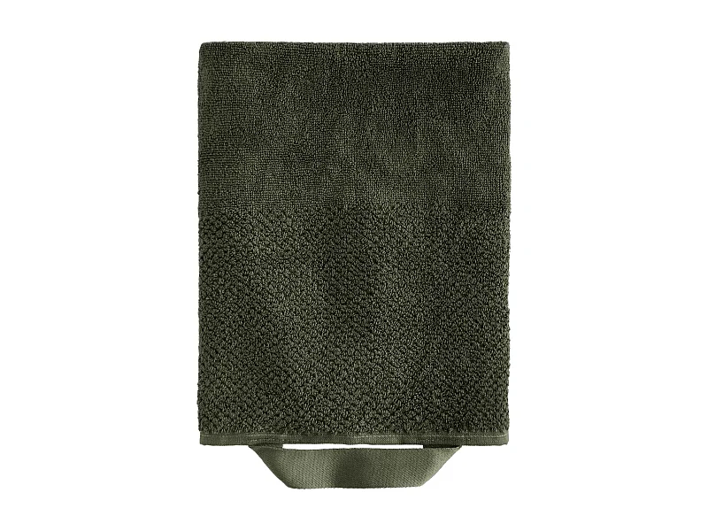 Badetuch Strippo Dunkelgrün 50 x 90