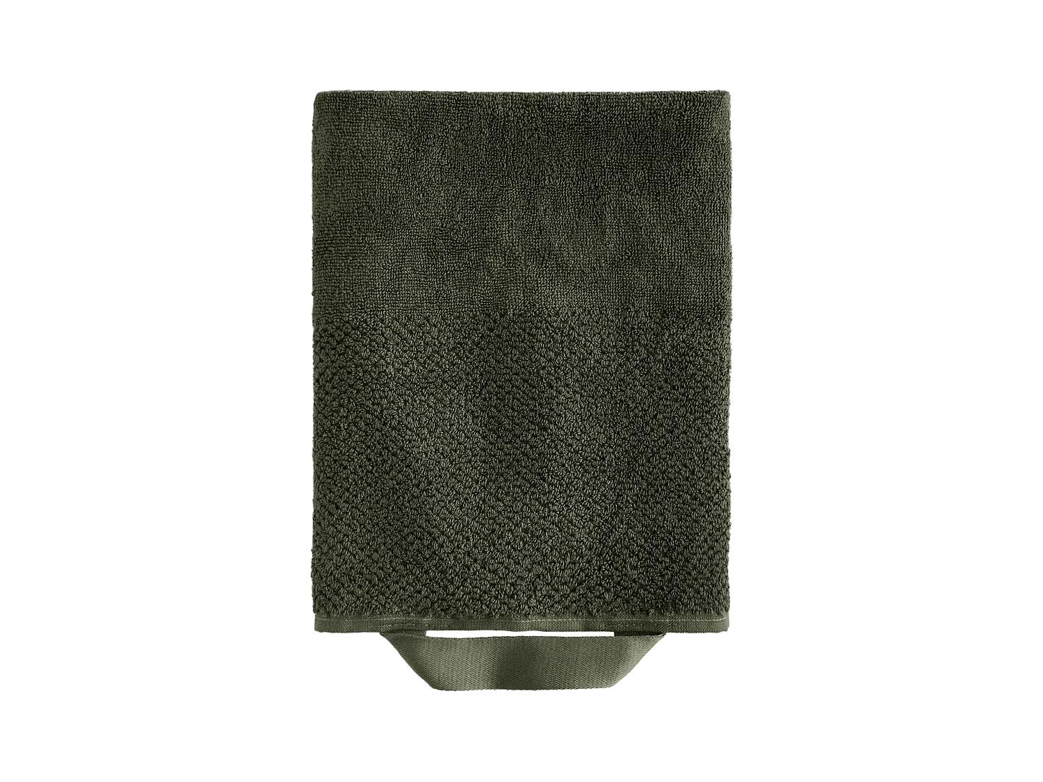 Badetuch Strippo Dunkelgrün 50 x 90