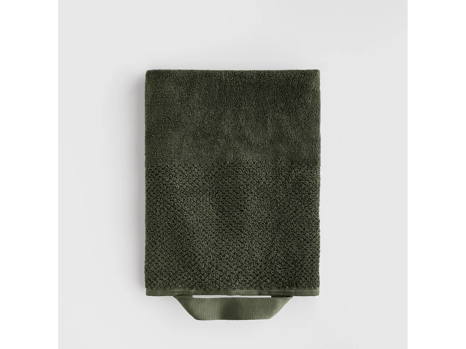 Badetuch Strippo Dunkelgrün 50 x 90