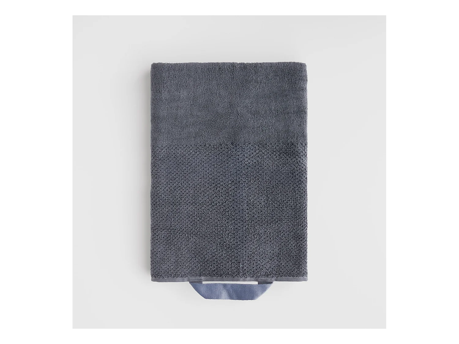 Badetuch Strippo Mittelblau 50x90cm