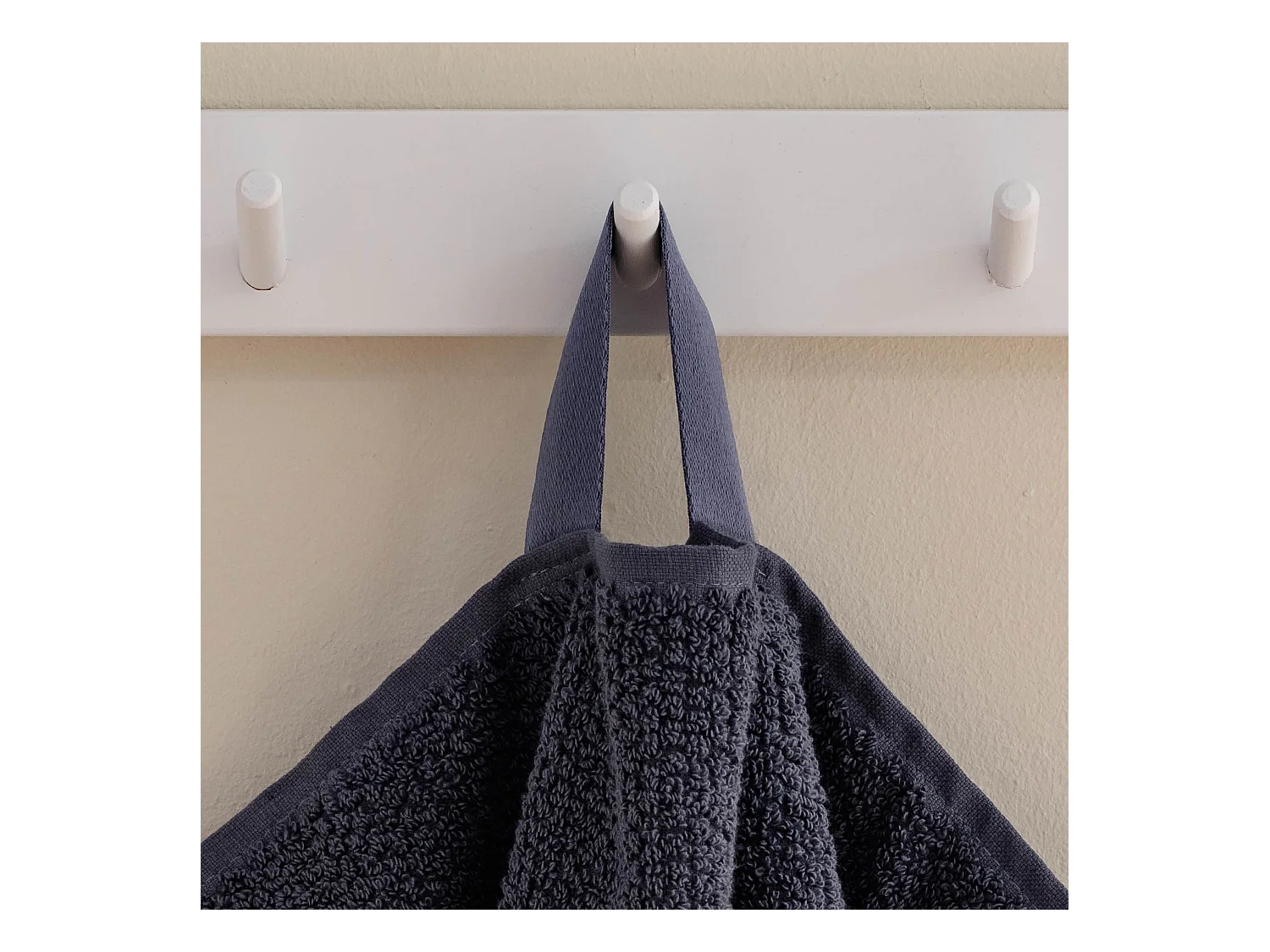 Badetuch Strippo Mittelblau 50x90cm