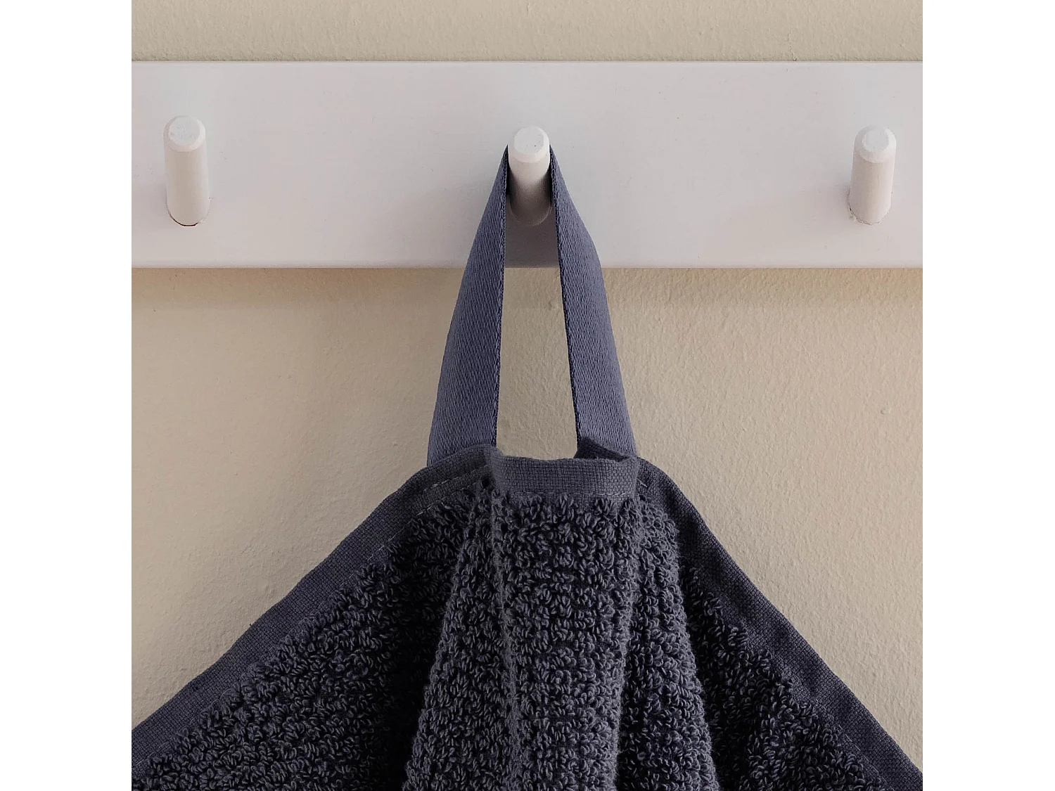 Badetuch Strippo Mittelblau 50x90cm