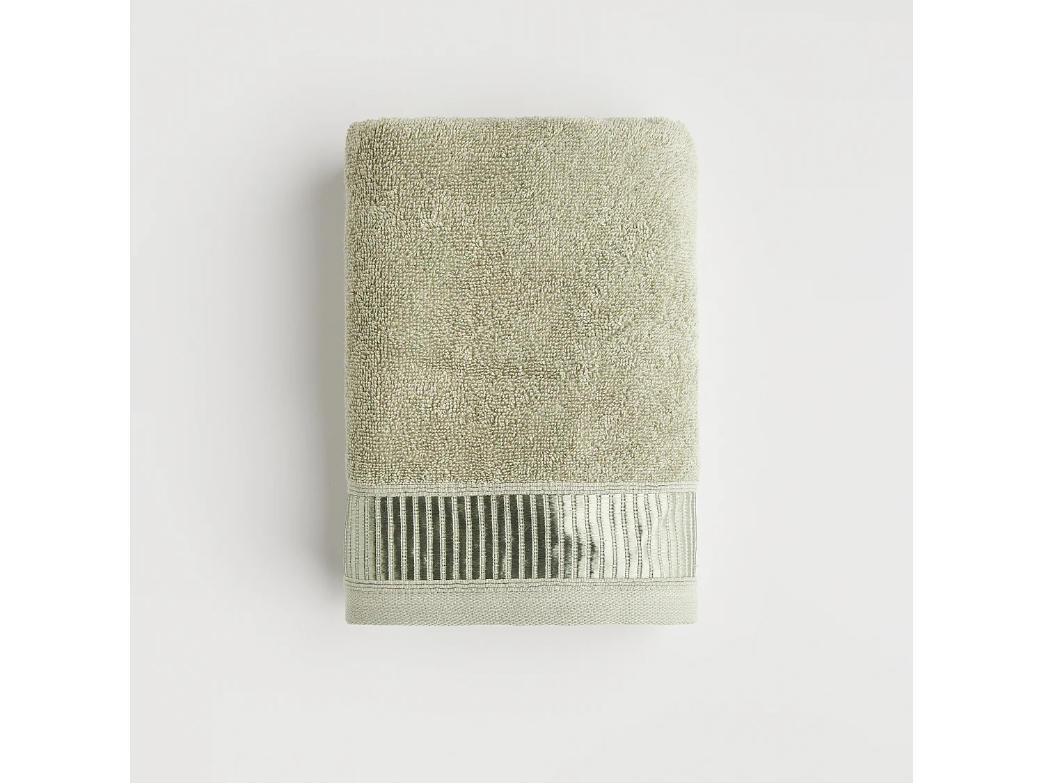 Serviette De Bain Alicanty Vert Clair 50x90