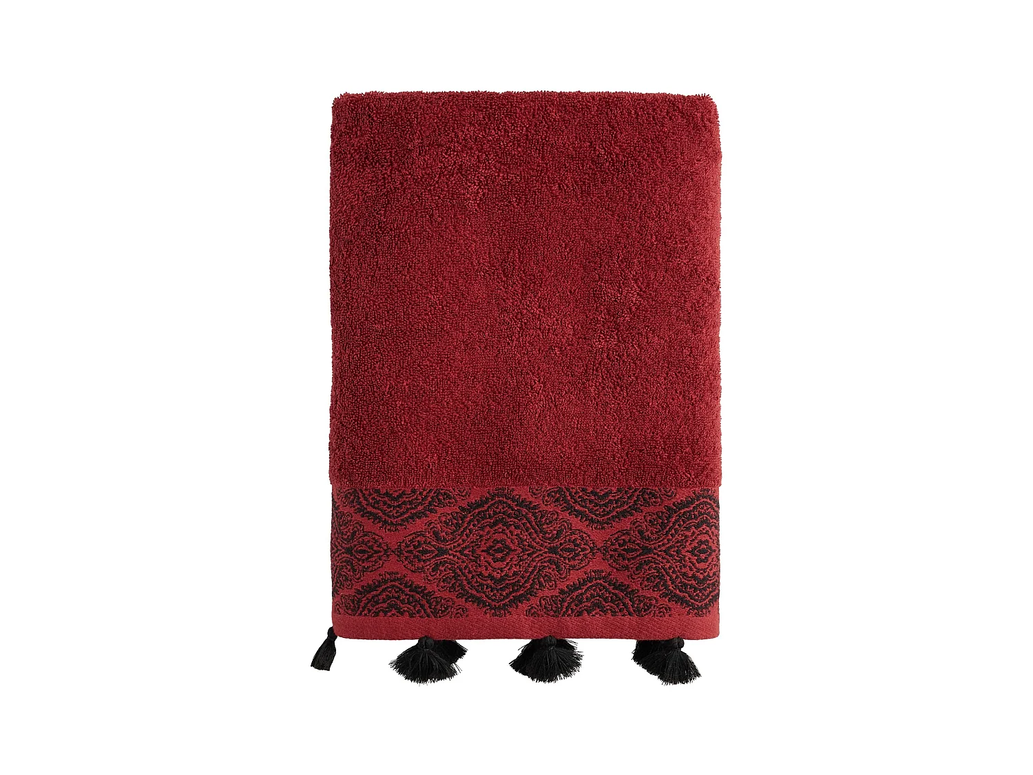 Serviette De Bain Beska Rouge Foncé 70 x 130