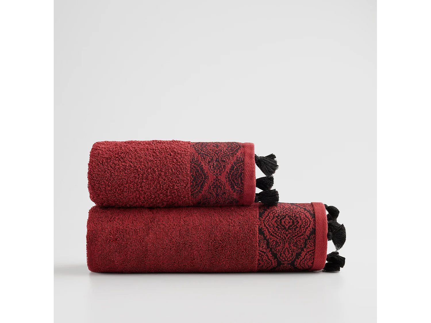 Serviette De Bain Beska Rouge Foncé 70 x 130