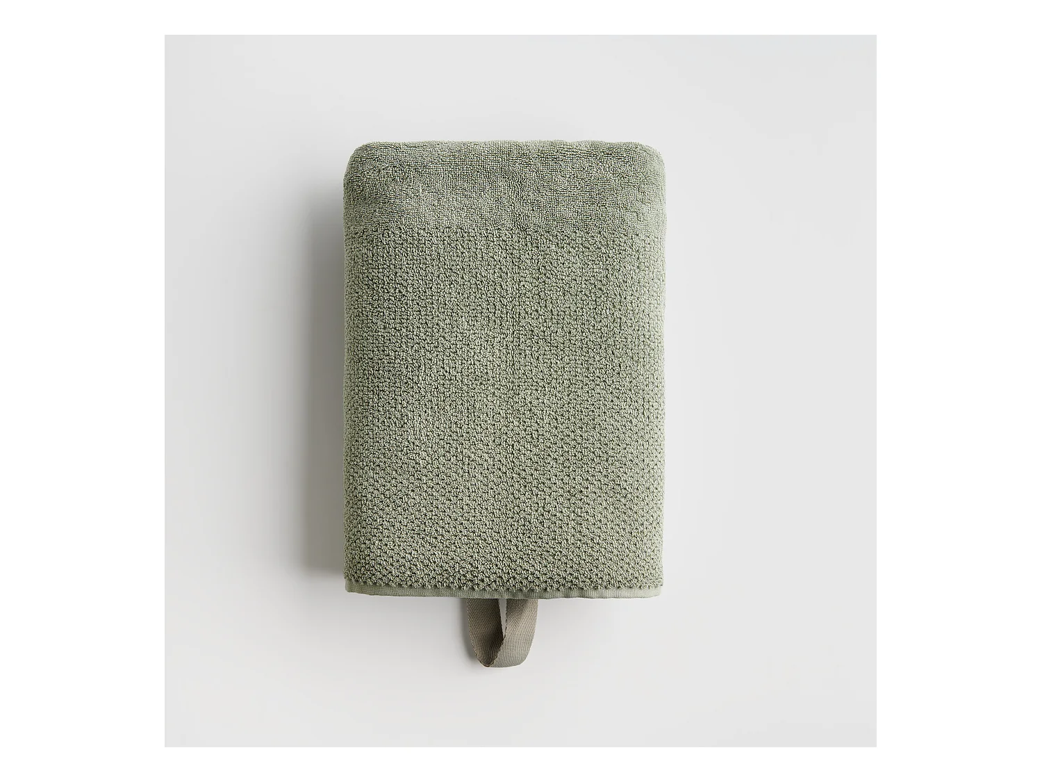 Badetuch Strippo Mittelgrün 100 x 140