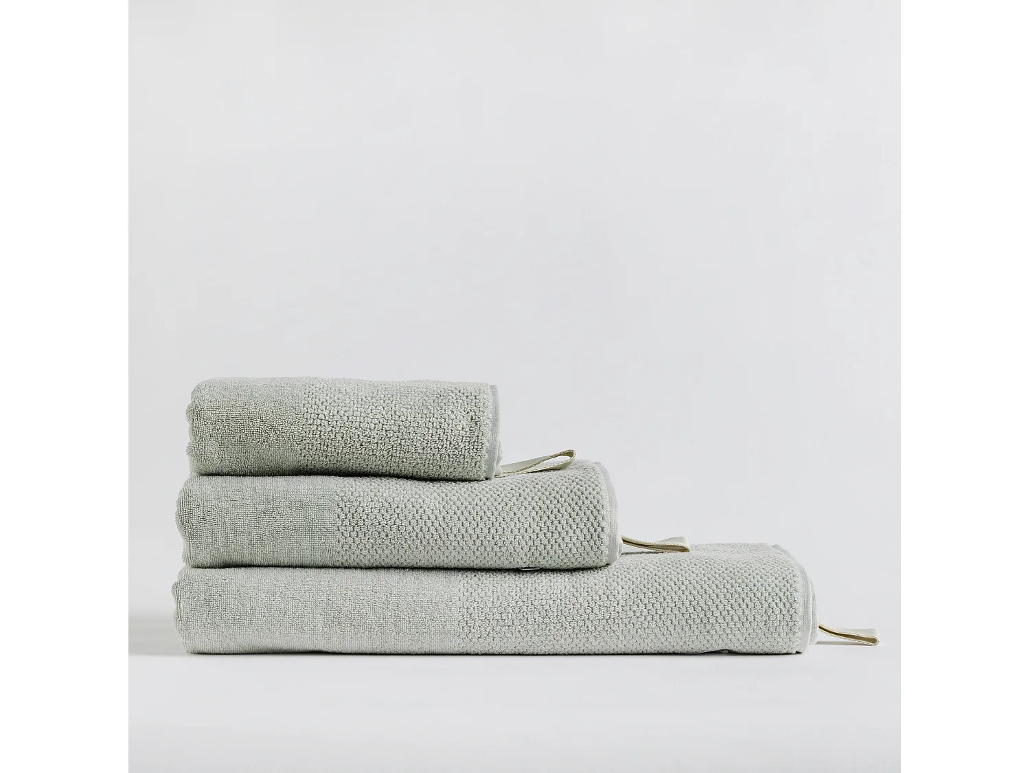 Serviette De Bain Strippo Vert Clair 70 x 130