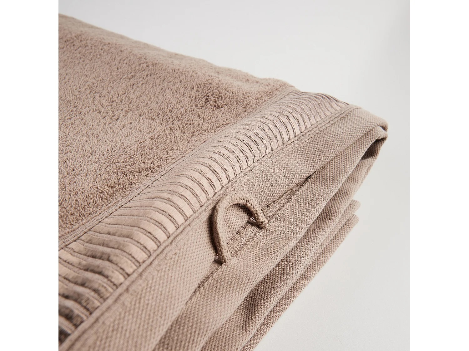 Badetuch Alicanty Dunkelbeige 100x150