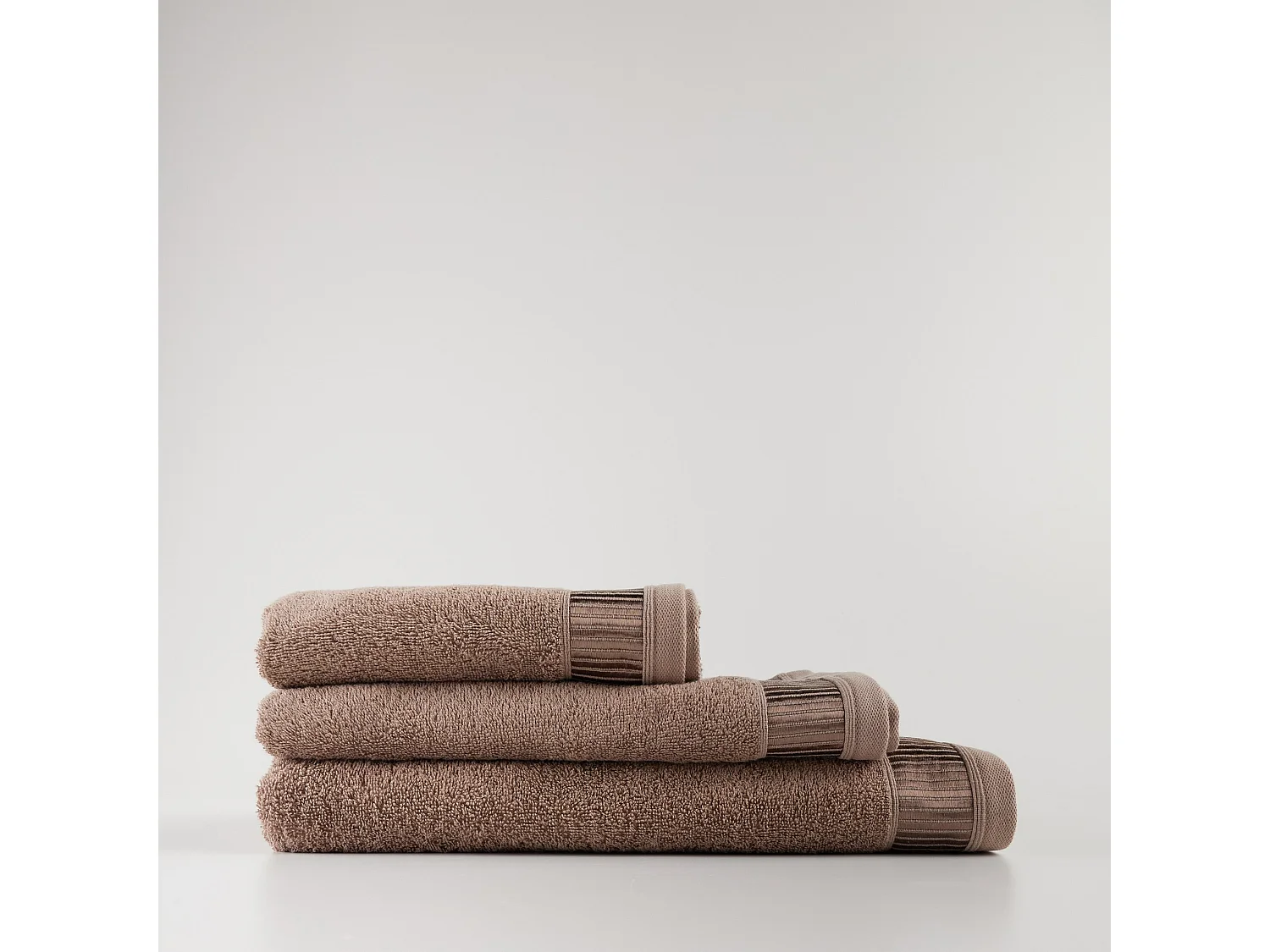 Badetuch Alicanty Dunkelbeige 100x150