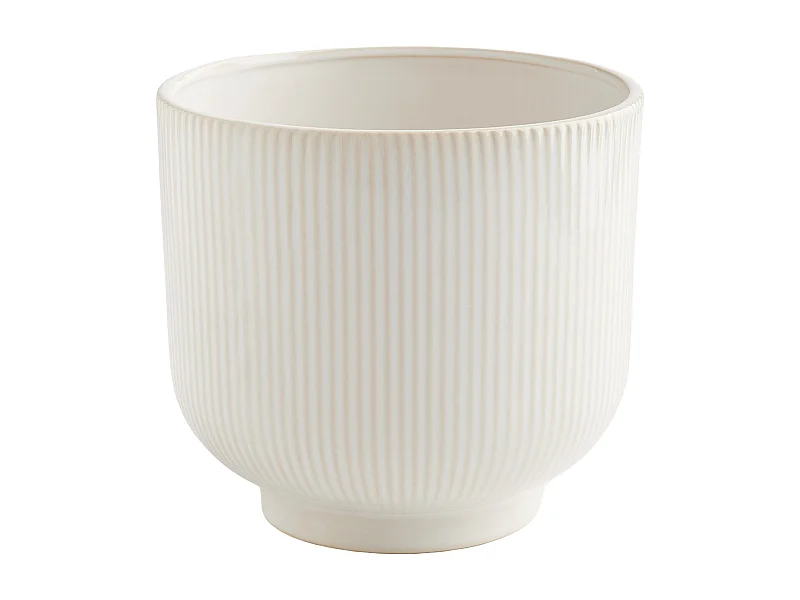 Cache pot Silken Beige Moyen 16 x 17