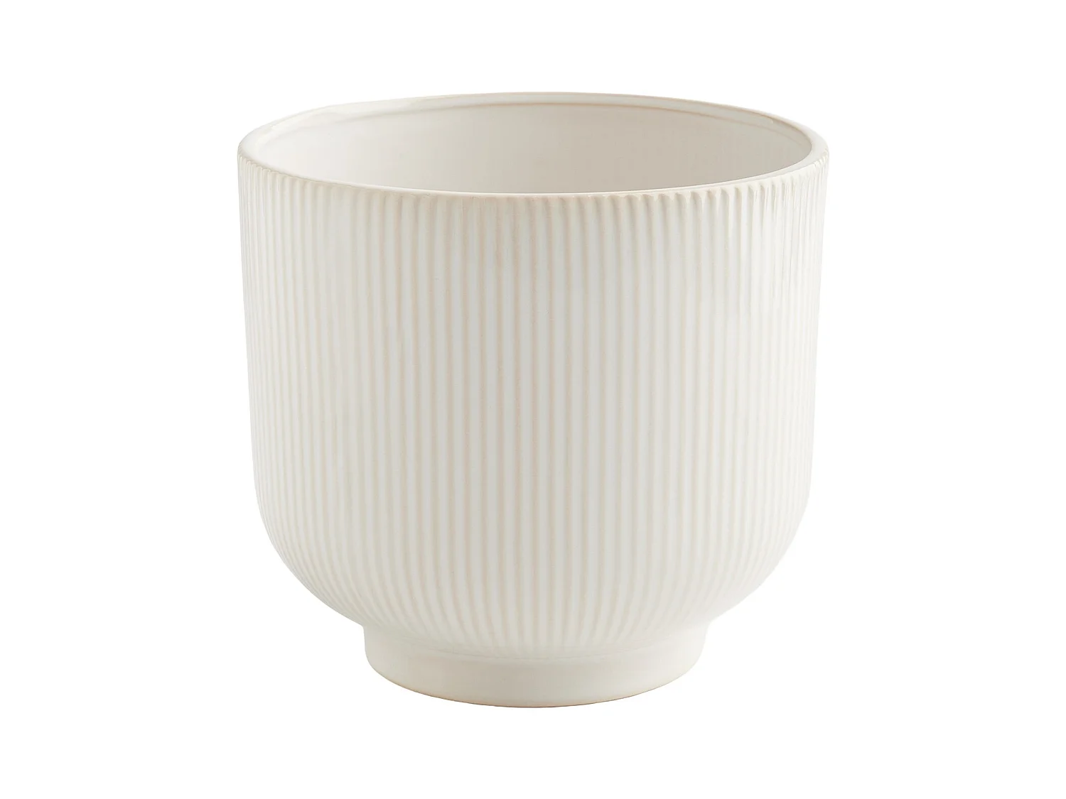 Blumentopf Silken mittleres Beige 16x17cm