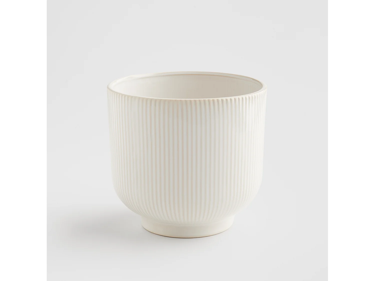 Blumentopf Silken mittleres Beige 16x17cm