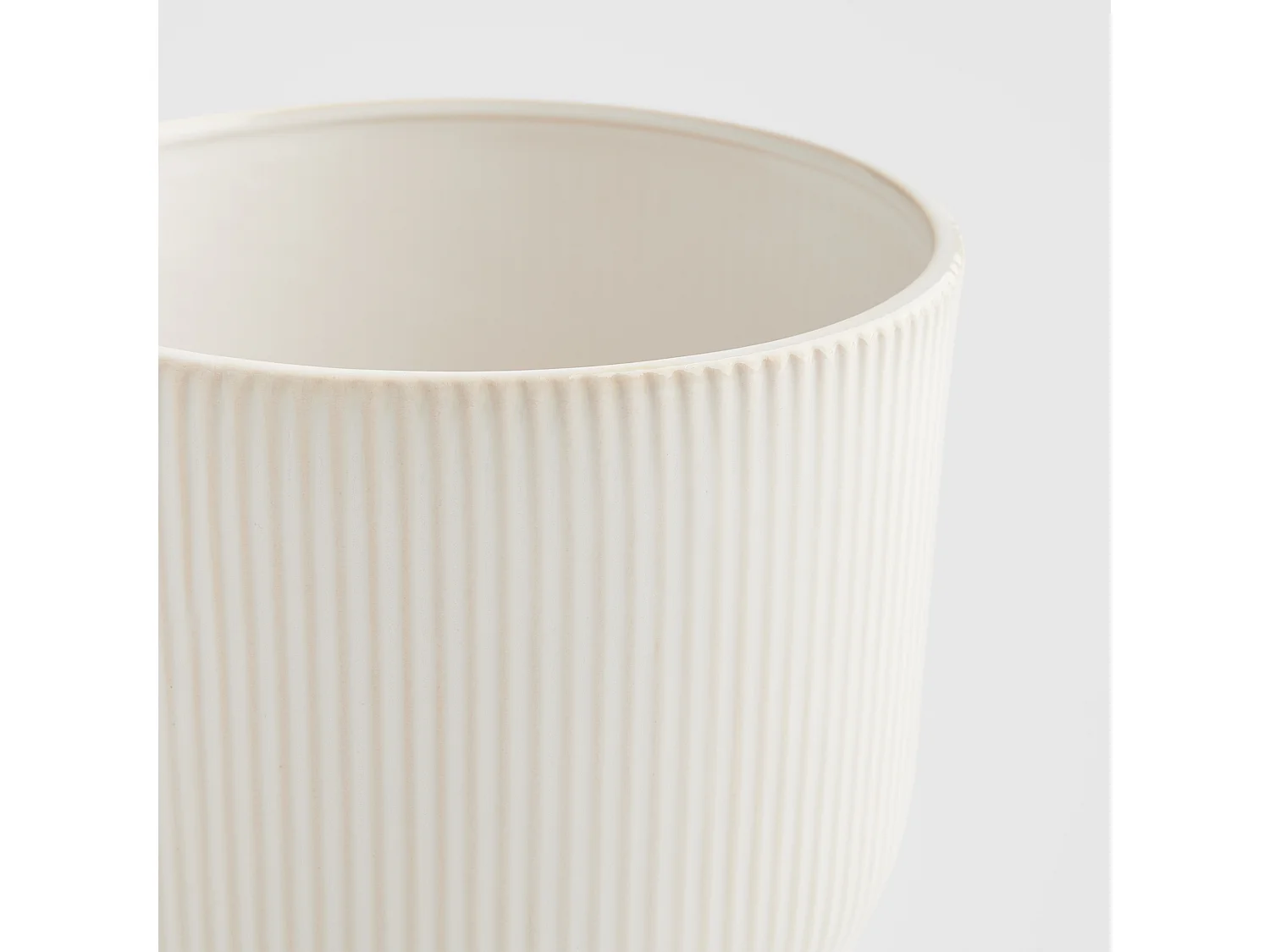 Blumentopf Silken mittleres Beige 16x17cm