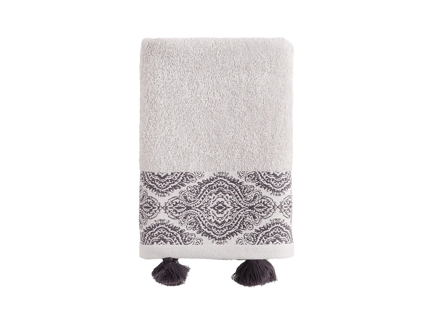 Serviette De Bain Beska Gris Clair 50x90