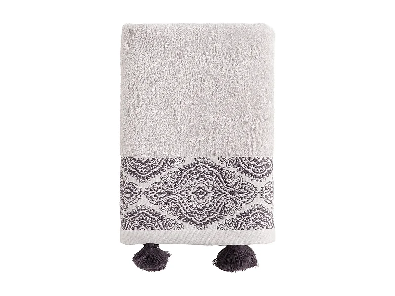 Serviette De Bain Beska Gris Clair 50x90