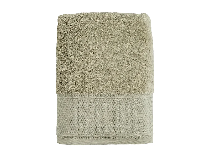 Handtuch aus ägyptischer Baumwolle Destello mittelgrün 70x130