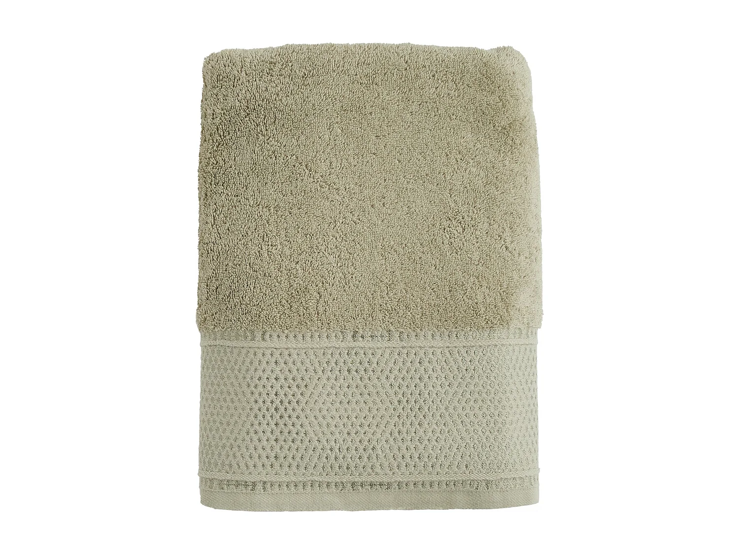 Handtuch aus ägyptischer Baumwolle Destello mittelgrün 70x130