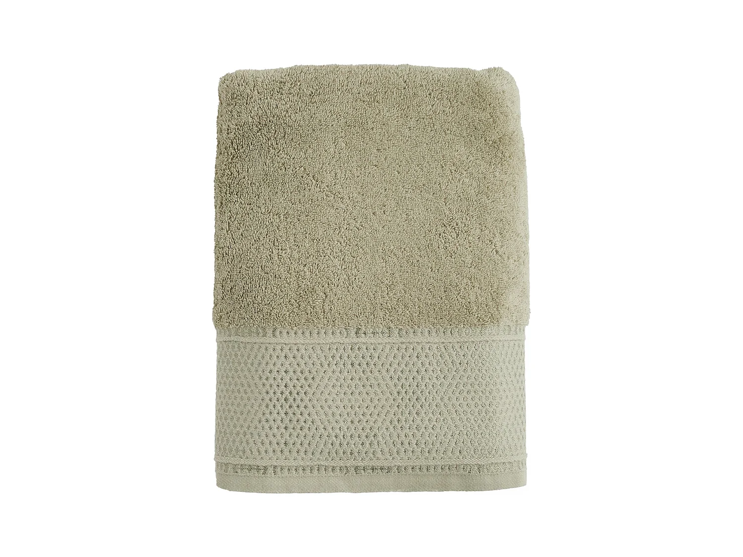 Handtuch aus ägyptischer Baumwolle Destello mittelgrün 70x130