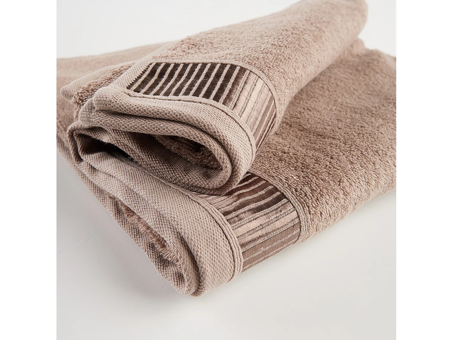 Badetuch Alicanty 70x130 Dunkelbeige