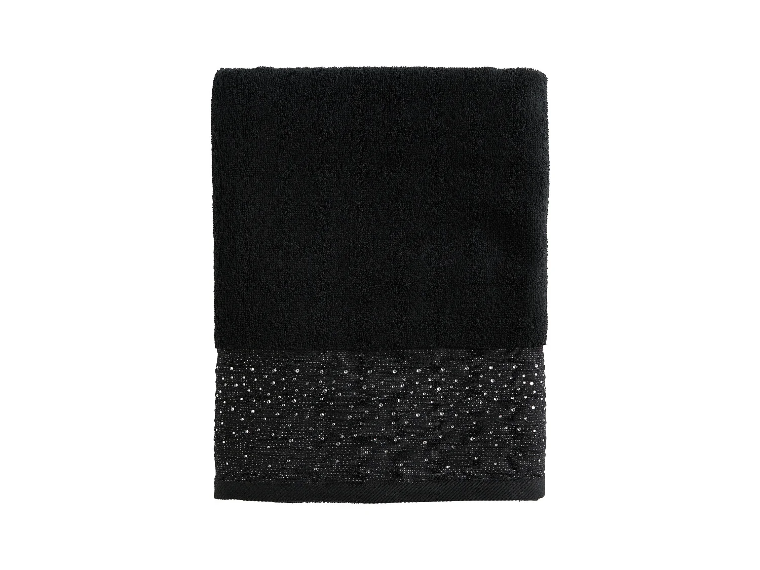 Serviette De Bain Cristales Noir Moyen 70 x 130