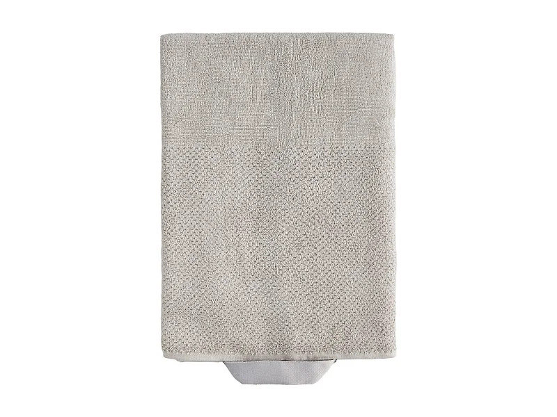 Badetuch Strippo hellgrau 70 x 130