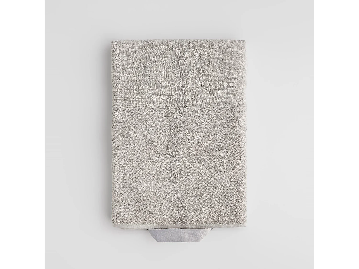 Badetuch Strippo hellgrau 70 x 130