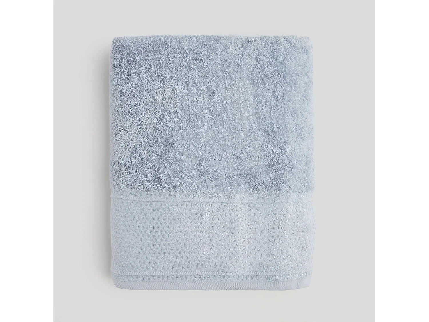 Handtuch aus ägyptischer Baumwolle Destello Hellblau 70x130