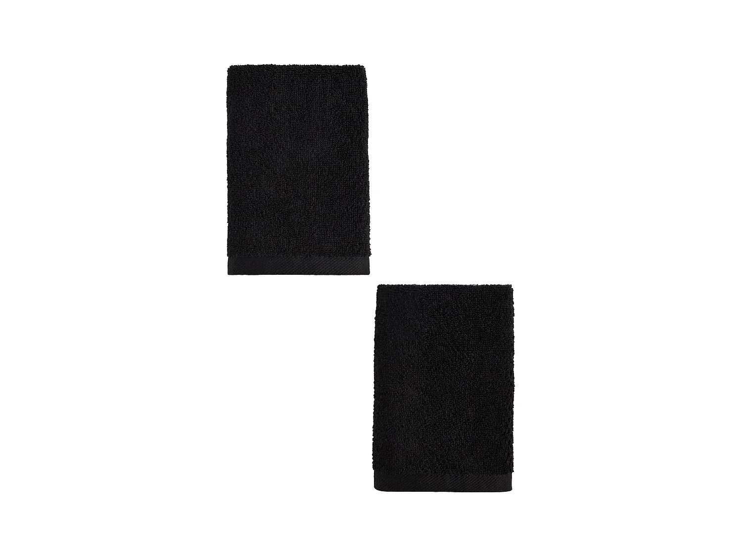 Ensemble De Serviettes Strippo Noir Moyen 30x50