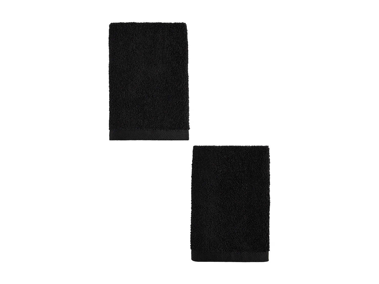 Ensemble De Serviettes Strippo Noir Moyen 30x50