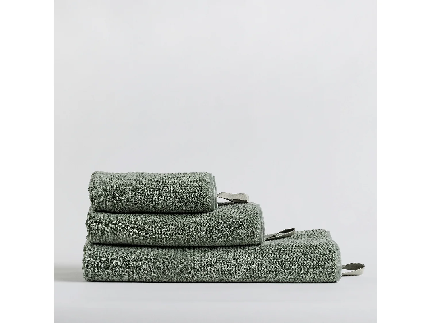 Serviette De Bain Strippo Vert Moyen 50 x 90