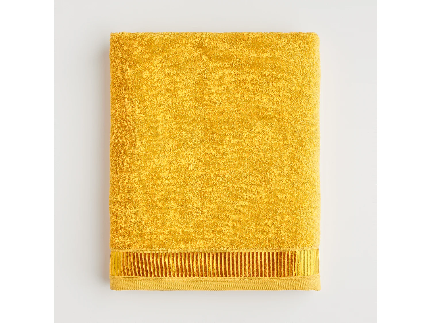 Serviette De Bain Alicanty Jaune Foncé 100x150