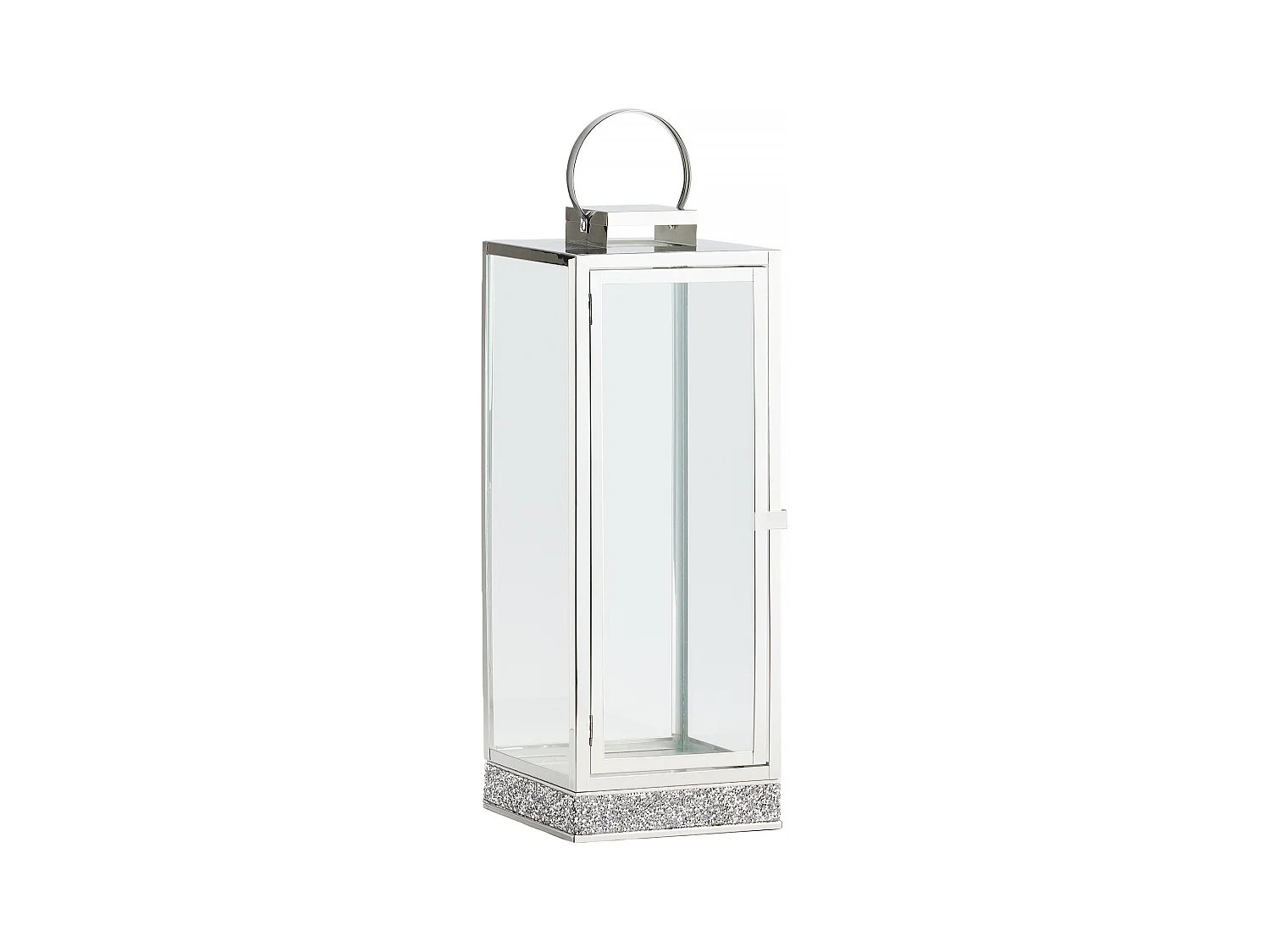 Lanterne Dustory Argent Moyen 49 x 18 x 18