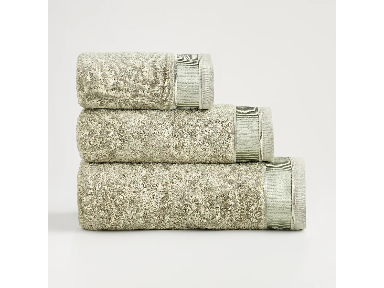 Serviette De Bain Alicanty Vert Clair 100x150