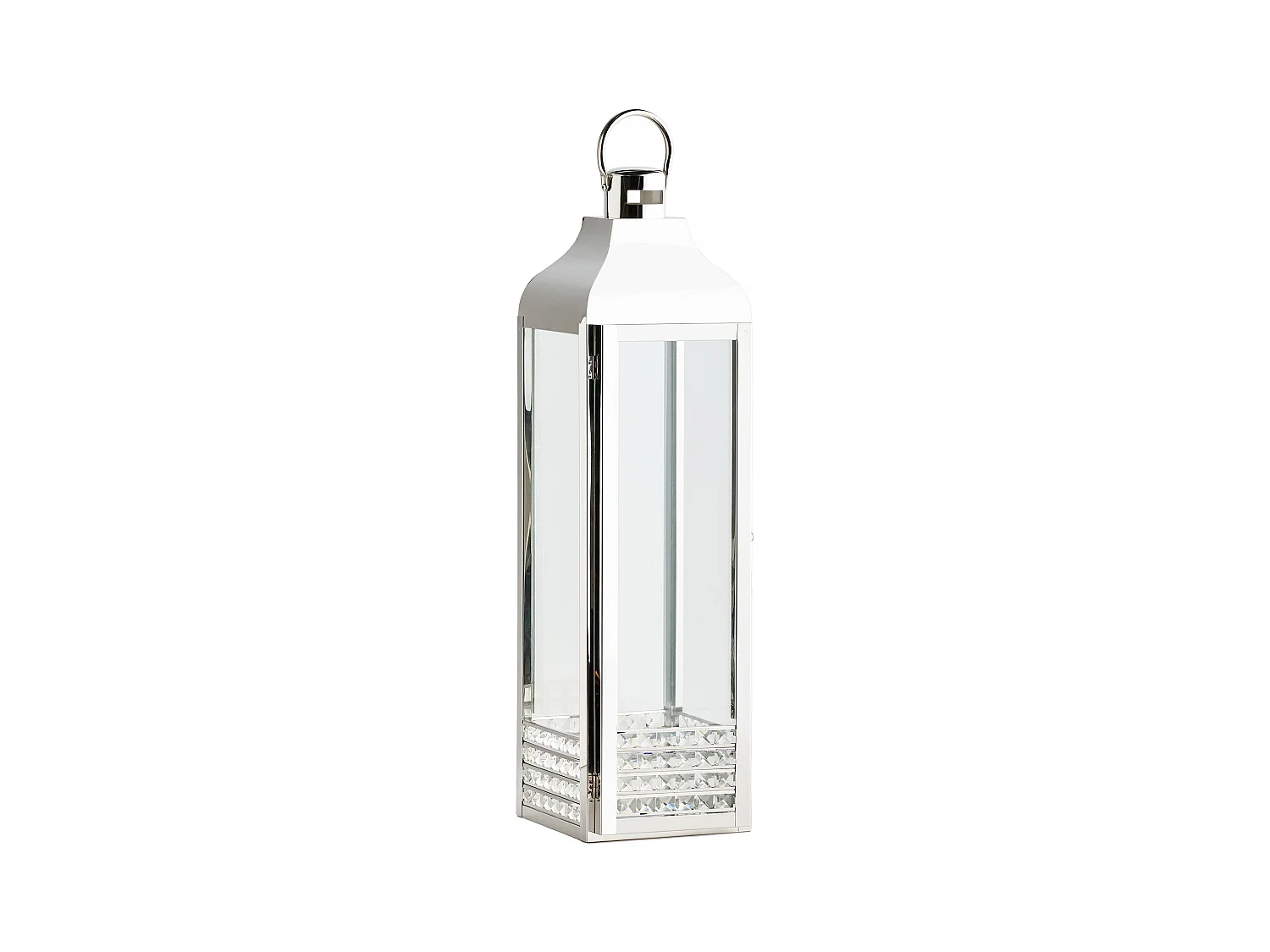Lanterne Cristico Argent Moyen 70x19x20.5