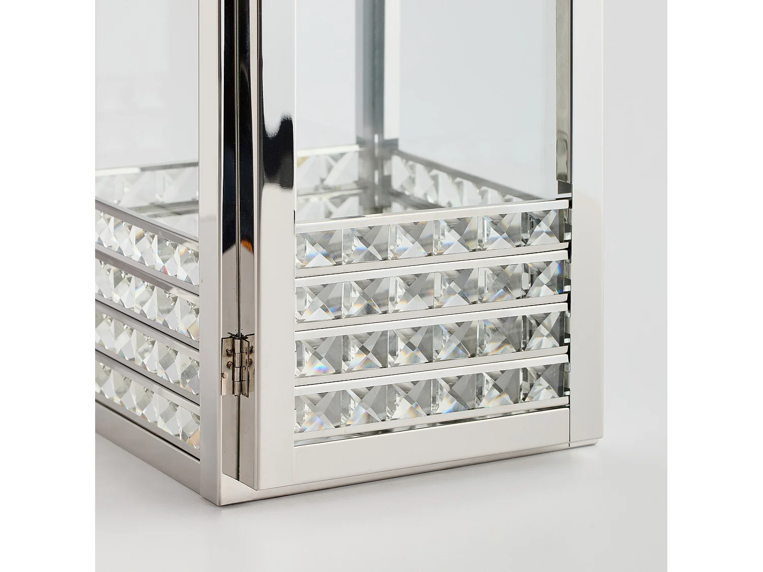 Lanterne Cristico Argent Moyen 70x19x20.5