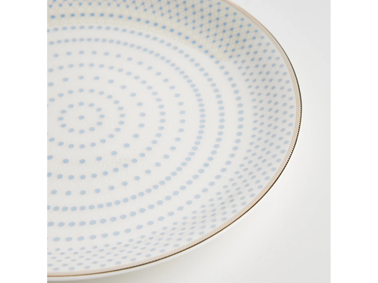 Assiette À Dessert Cadena Bleu Moyen 20cm