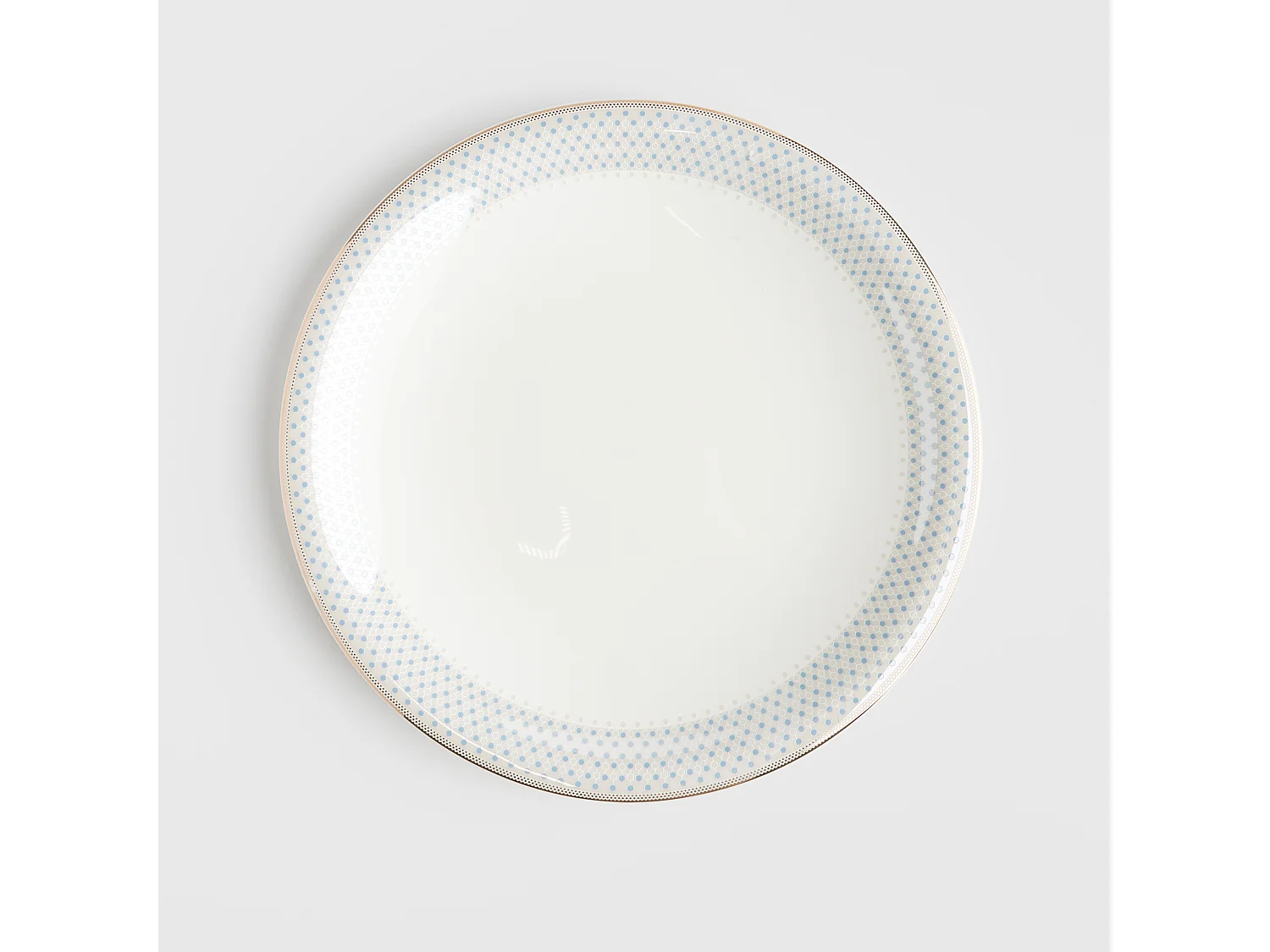 Assiette Plate Cadena Bleu Moyen 1.8 x 27.5