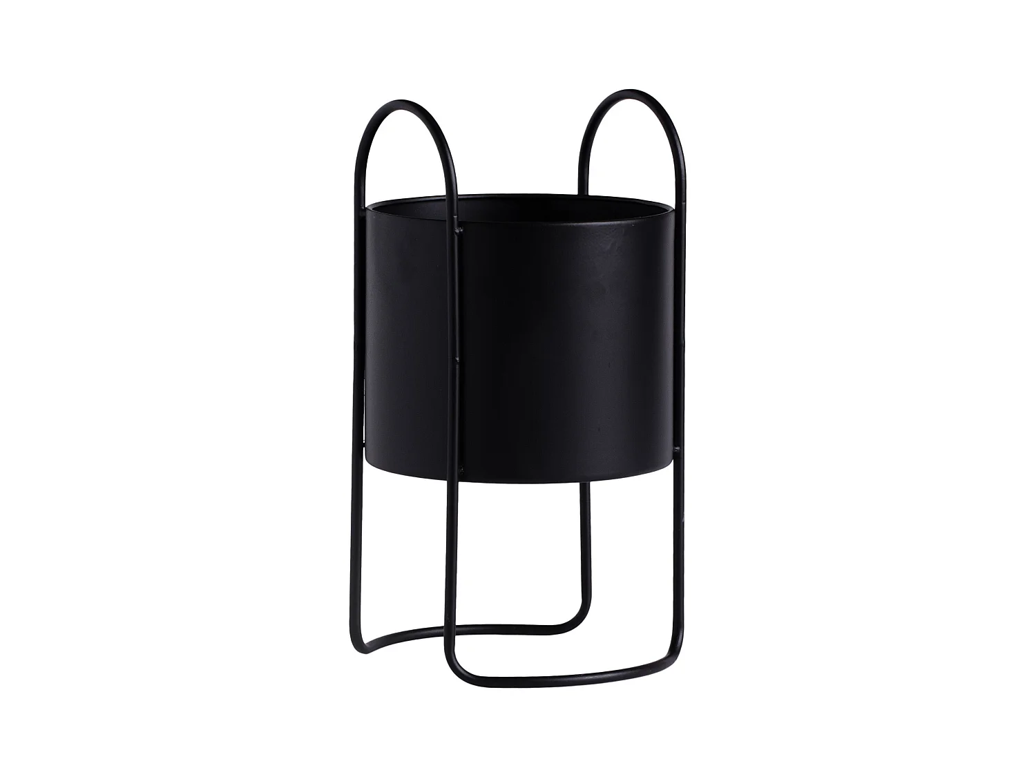 Cache pot Zenara noir moyen 40 x 22