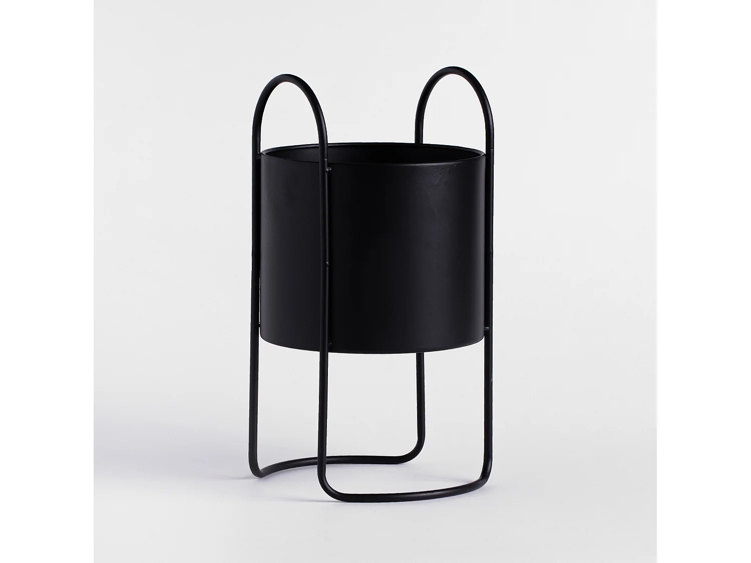 Cache pot Zenara noir moyen 40 x 22