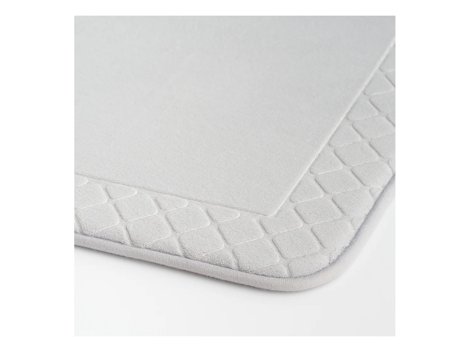 Tapis Hausos Gris Clair Polyester 50x80