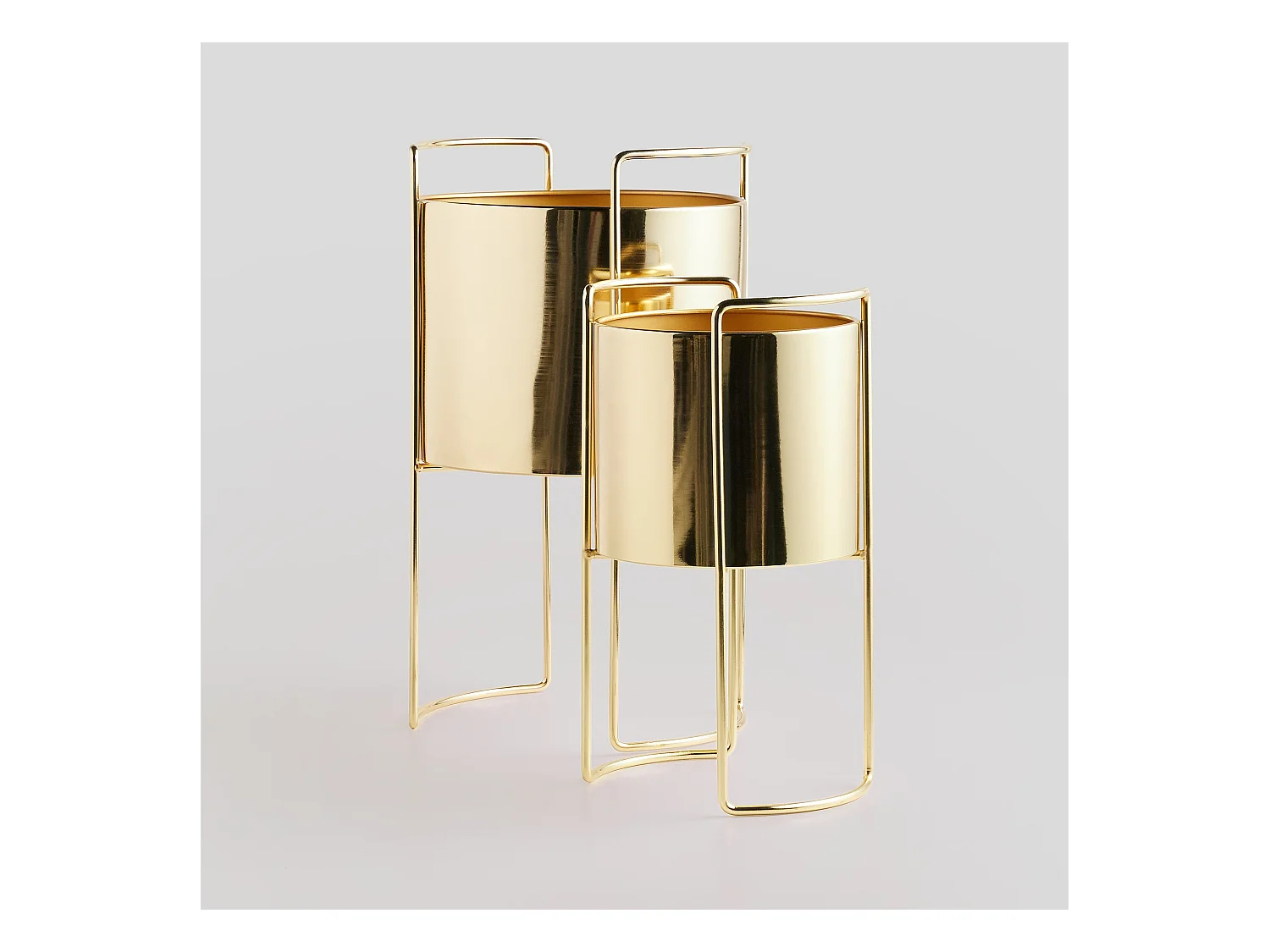 Blumentopfabdeckung Zenaria 40x21 mittleres Gold