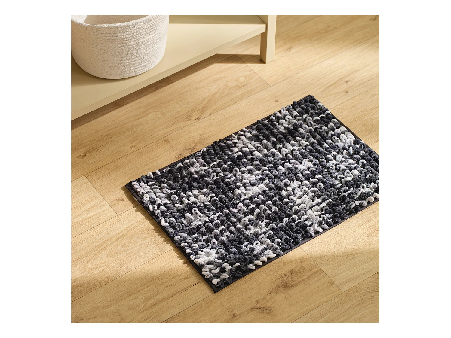 Tapis Loopso Noir Polyester 40x60